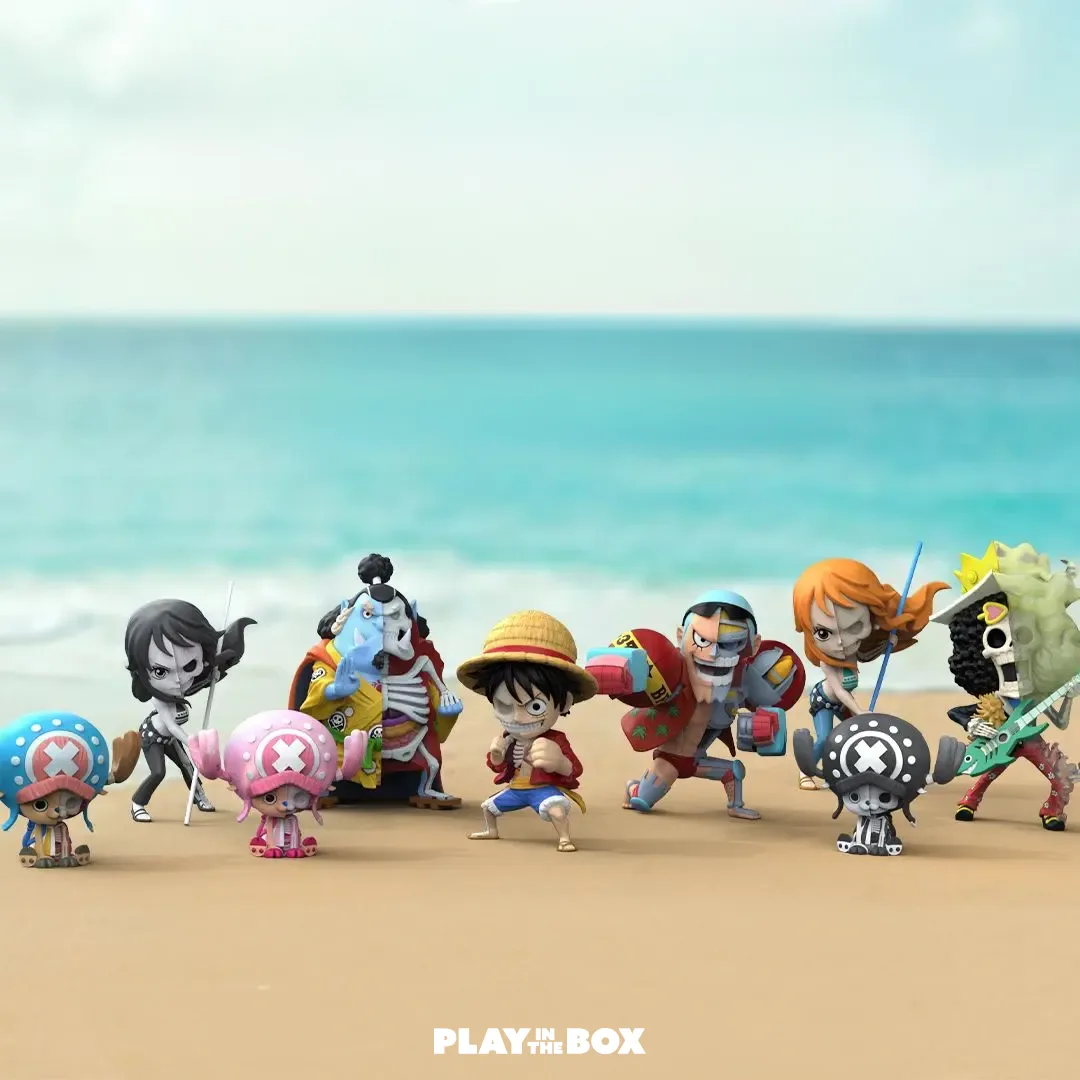 [Play in the Box] Mighty Jaxx ONE PIECE Straw Hat Pirates 2 Series Blind Box X-Ray Figure