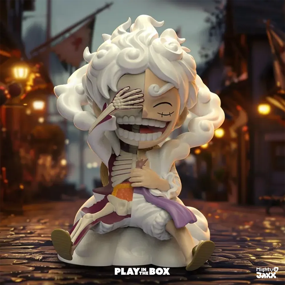 [Play in the Box] Mighty Jaxx ONE PIECE Wanted Series Luffy Gear 5 X-Ray Figure